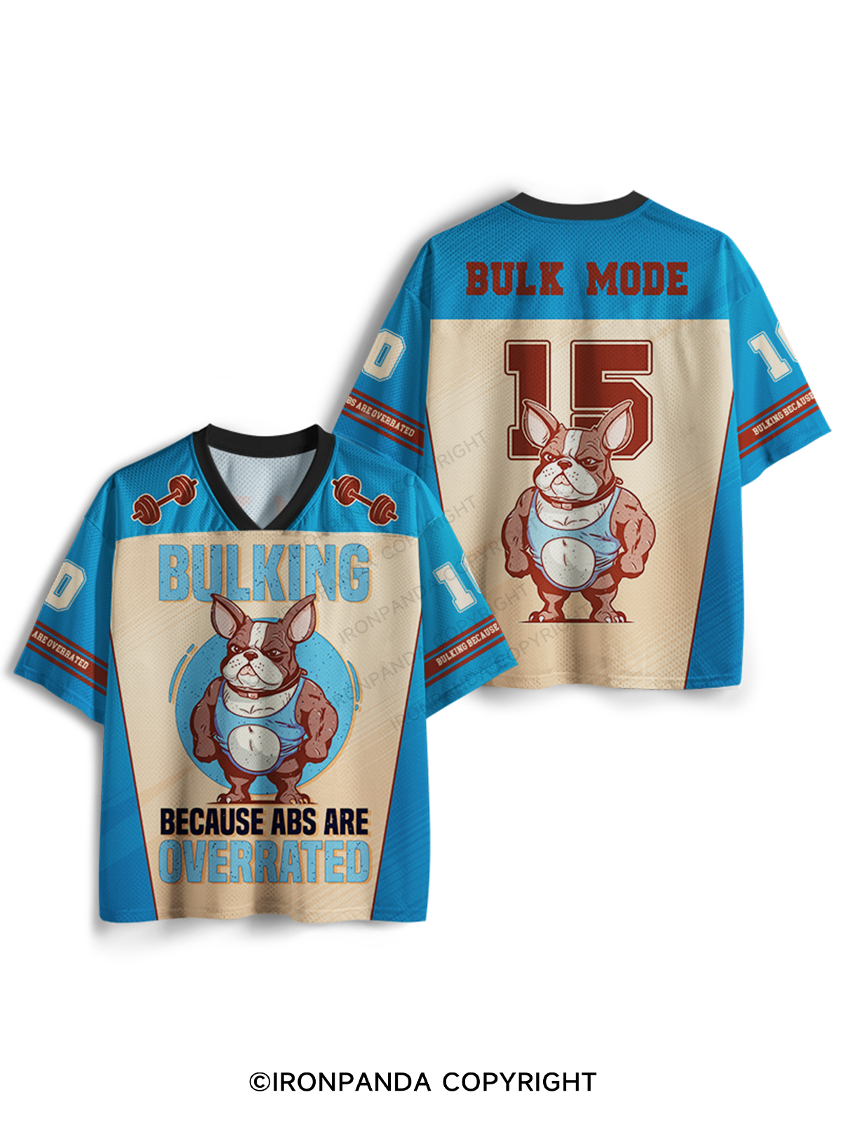 Bulking Because Abs Are Overrated Mesh Jersey