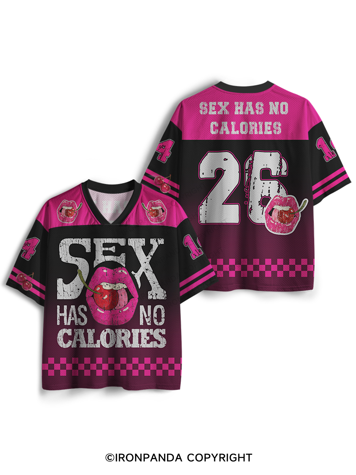 SEX HAS NO CALORIES Mesh Jersey