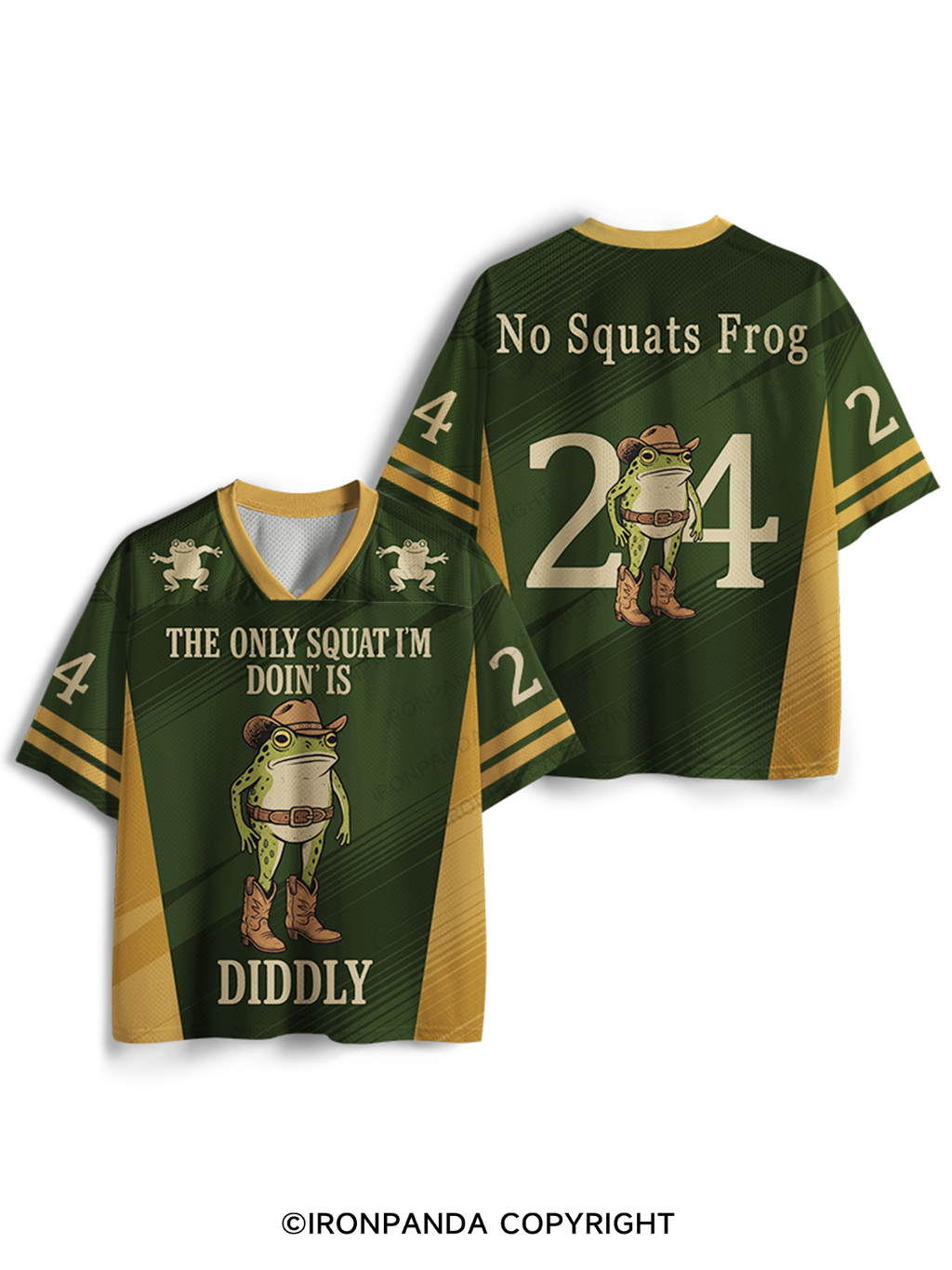 The Only Squat I'm Doin' Is Diddly Mesh Jersey