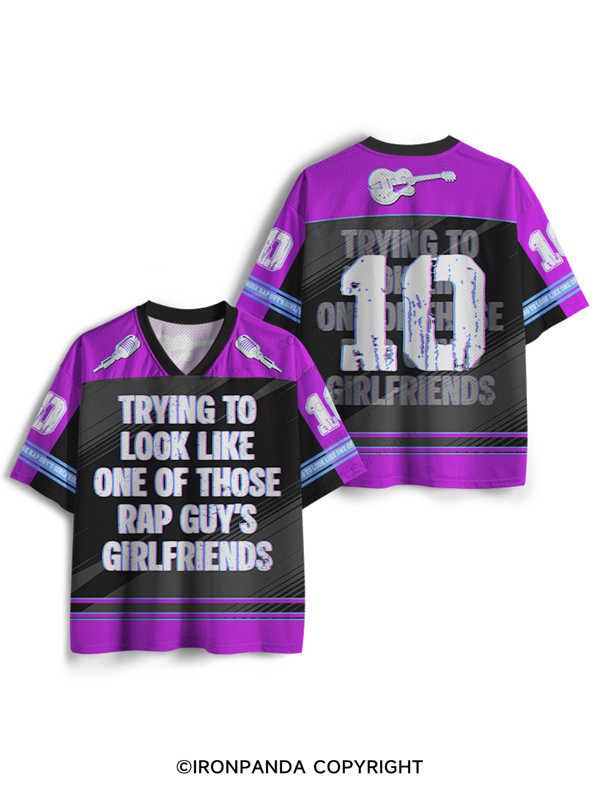 trying to look like one of those rap guy's girlfriends Mesh Jersey