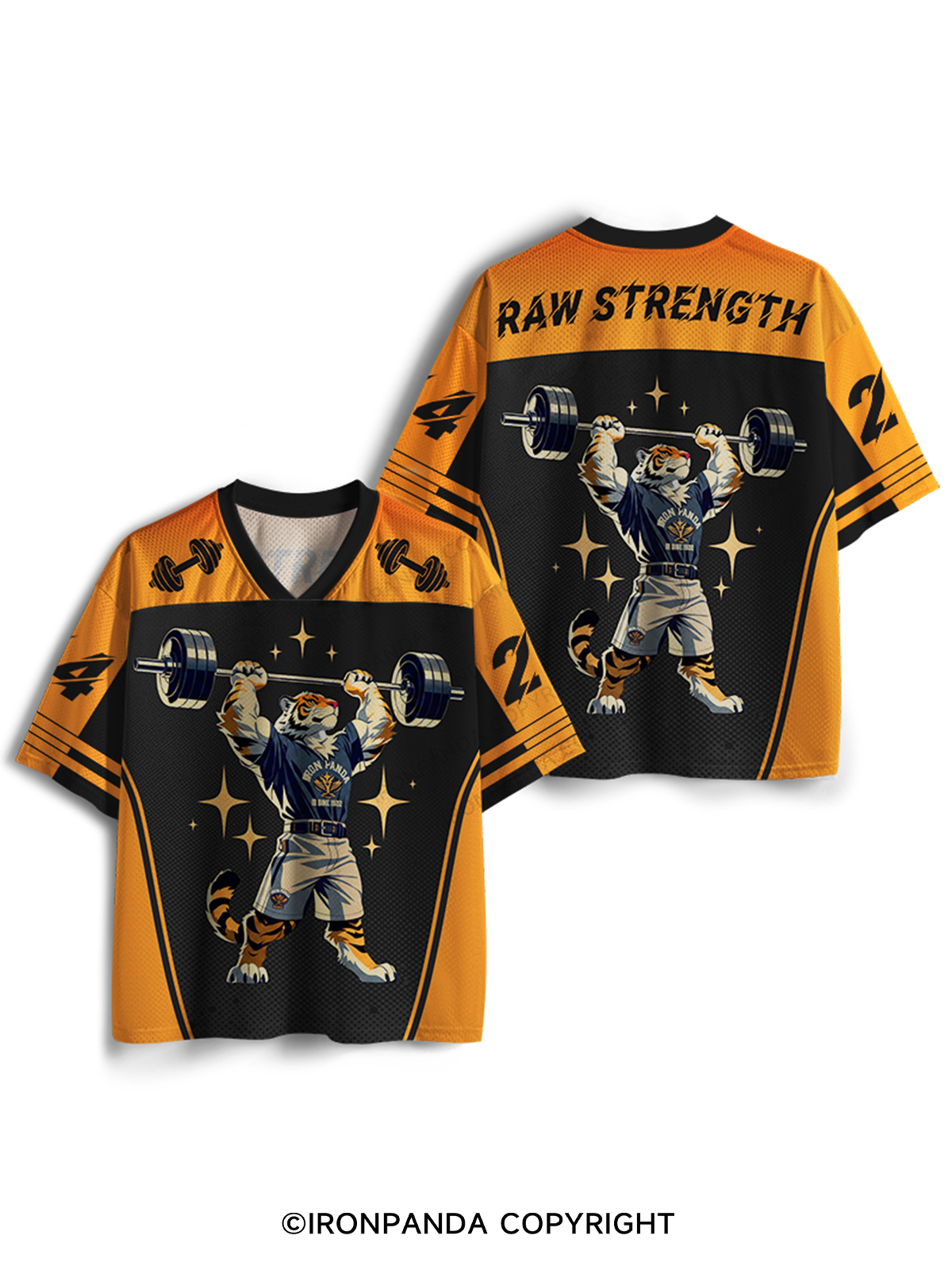 tiger at gym Mesh Jersey