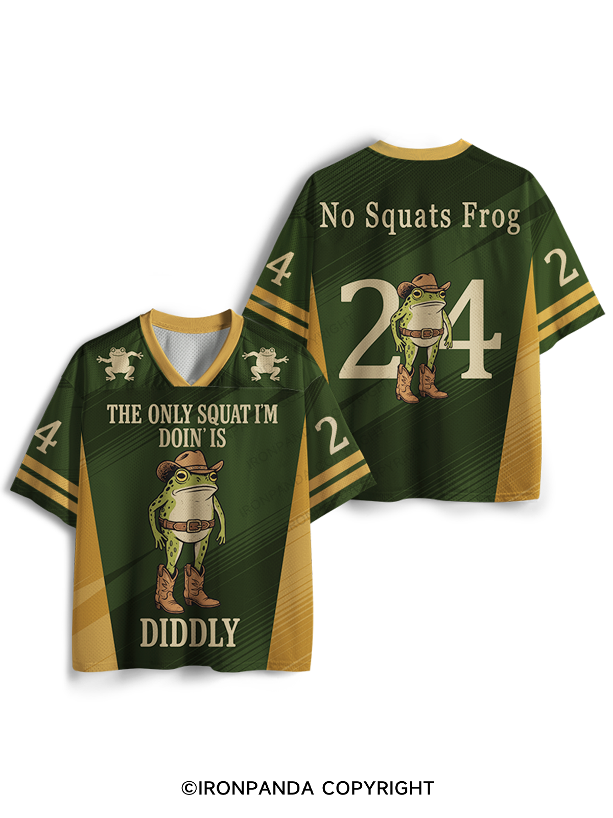 The Only Squat I'm Doin' Is Diddly Mesh Jersey