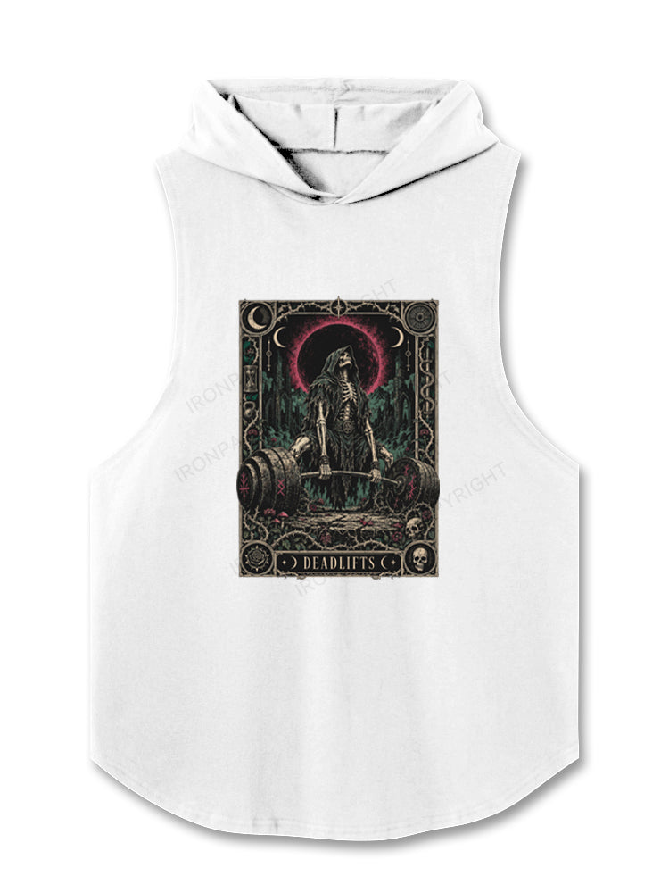 Grim Reaper Weightlifting Hooded Tank