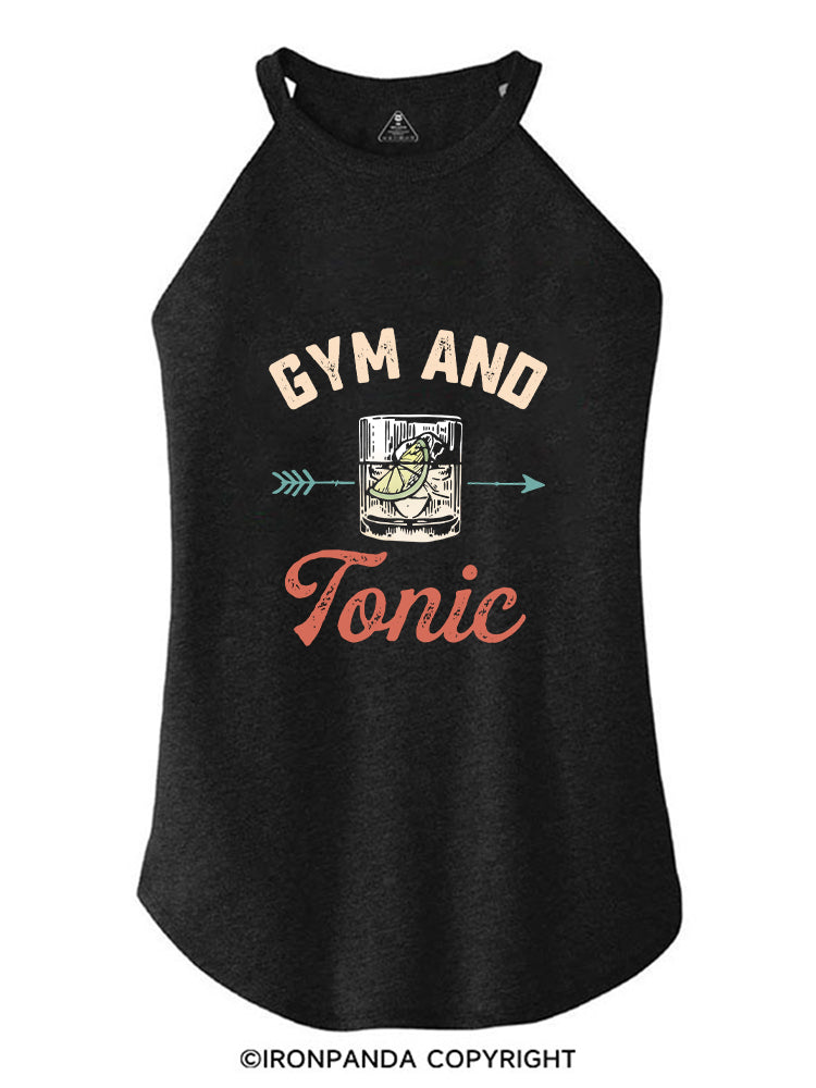 GYM AND TONIC GIN ROCKER COTTON TANK