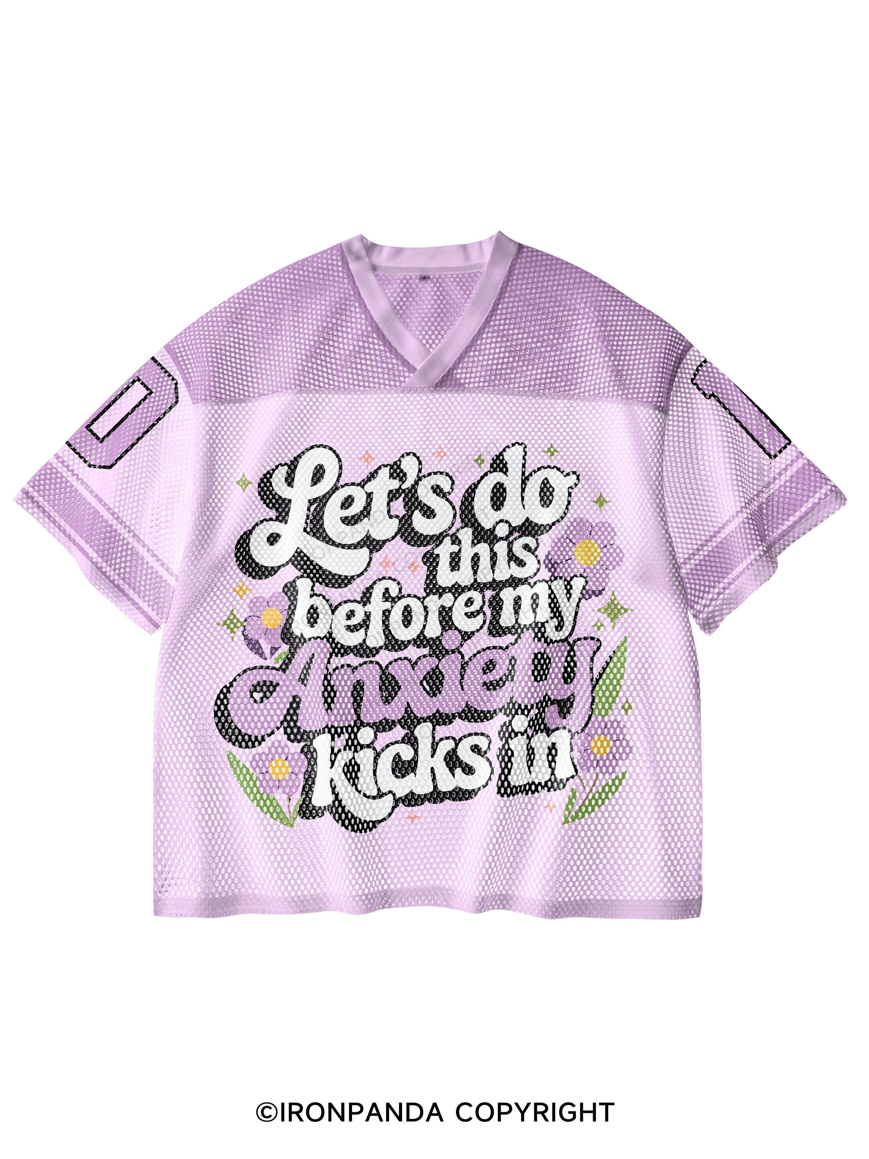 Let's do this before my anxiety kicks in funny V-Neck Open Hole Mesh Top