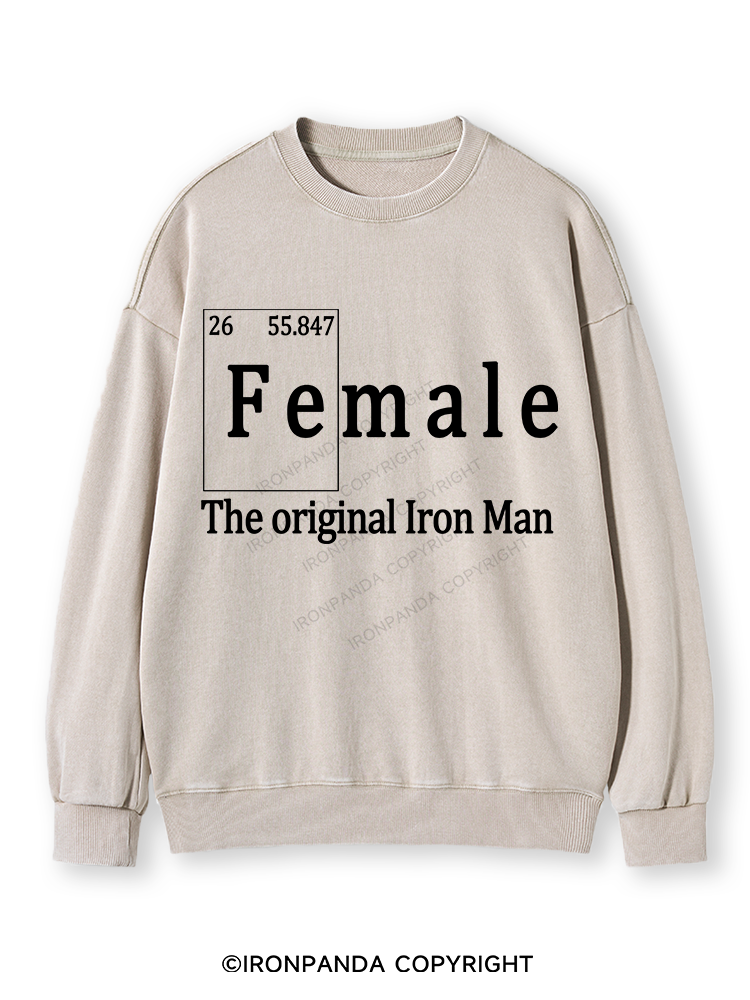FEMALE THE ORIGINAL IRON MAN TRI ROCKER  Washed Sweatshirt