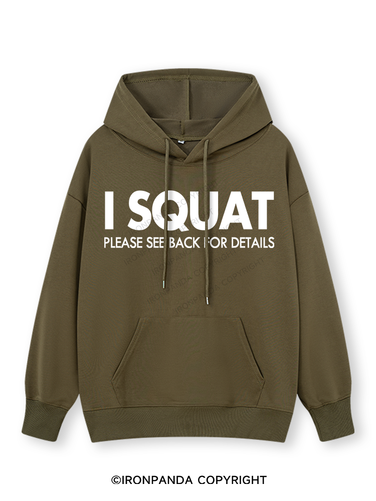 I SQUAT Classic Gym Hoodie