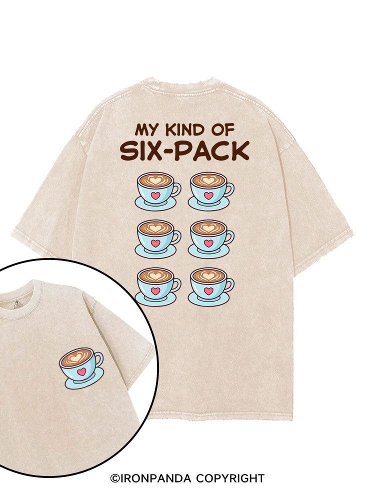 MY KIND OF SIX-PACK COFFEE LOVER printed Gym Shirt