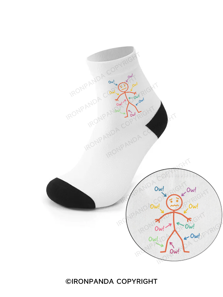 OW! Crew Socks