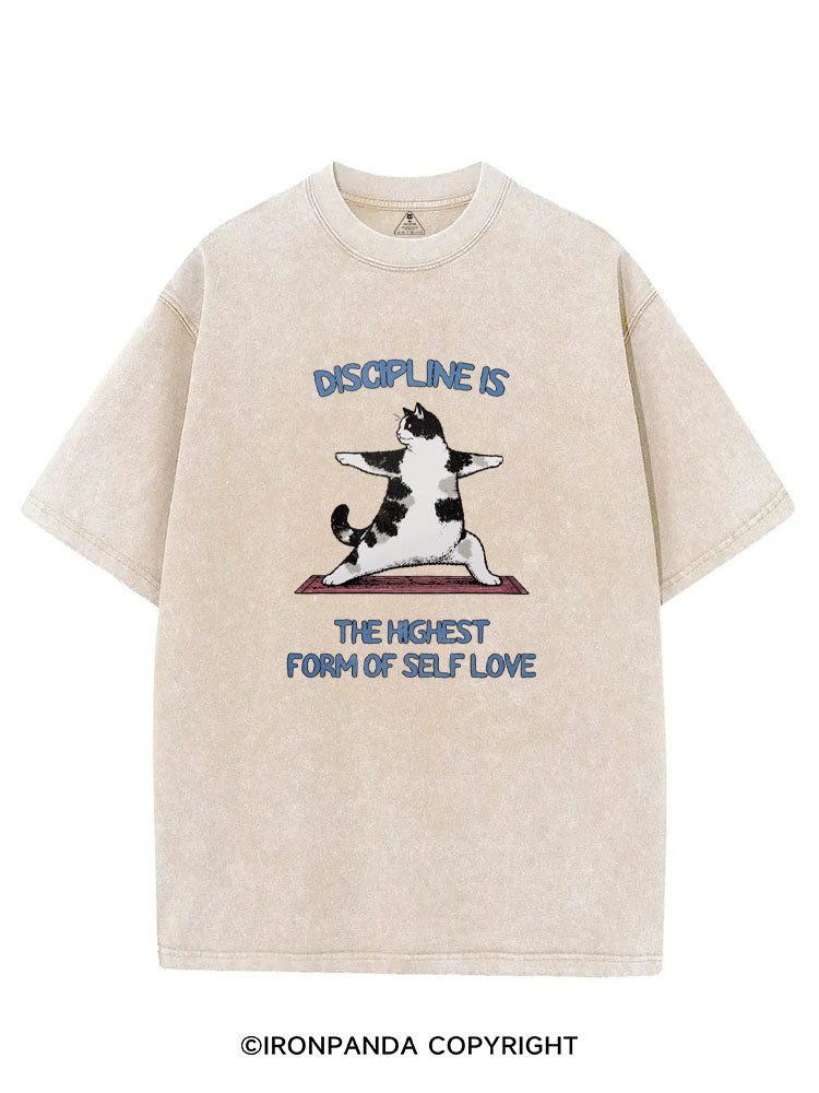 DISCIPLINE IS THE HIGHEST FORM OF SELF LOVE VINTAGE GYM SHIRT