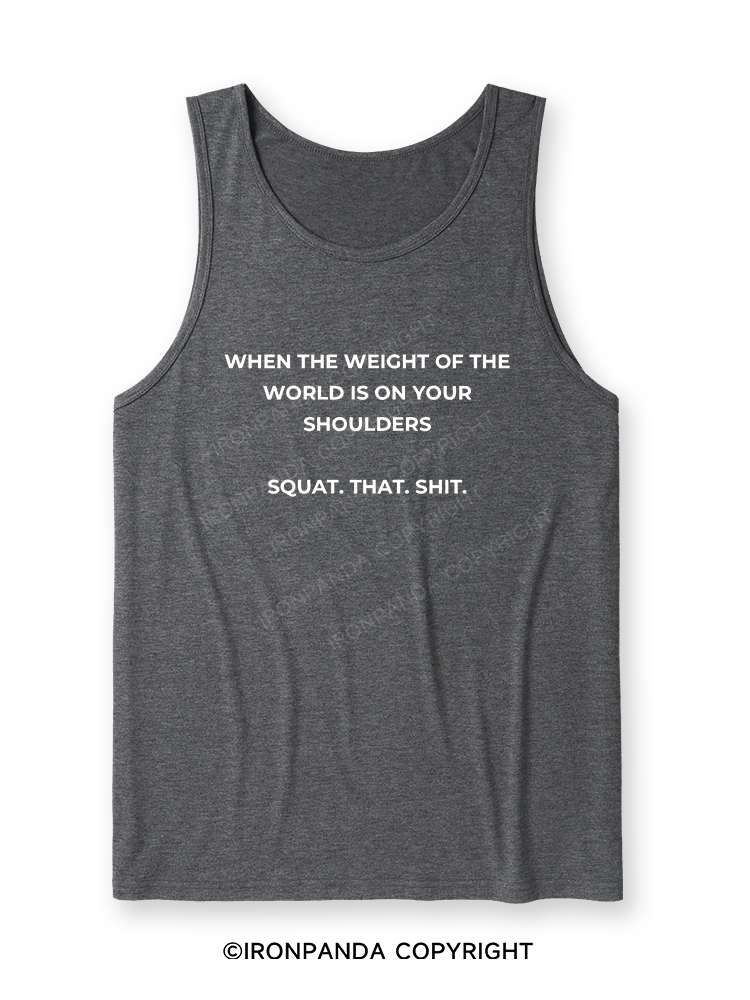 SQUAT. THAT. SHIT Ultra Soft Heather Tank