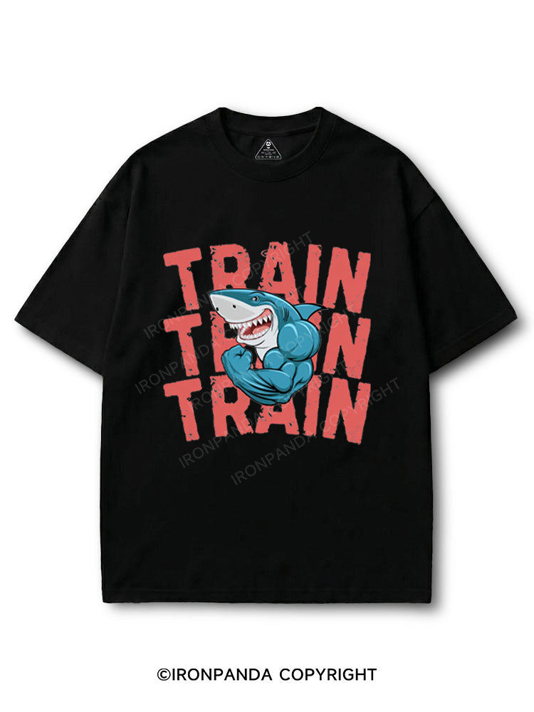 Funny Train Shark COTTON PUMP COVER