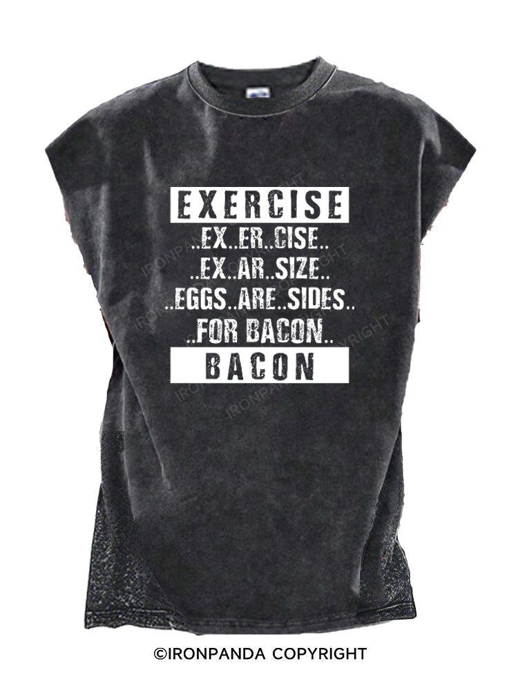 exercise bacon Cut Off Tank