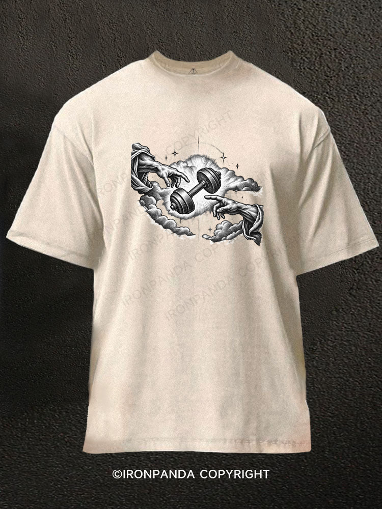 Insipirual Gym Washed Gym Shirt
