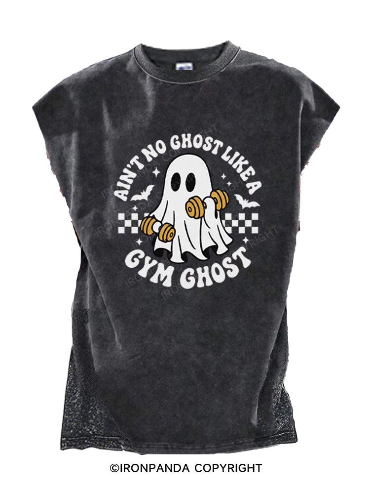 AIN'T NO GHOST LIKE A GYM GHOST Cut Off Tank