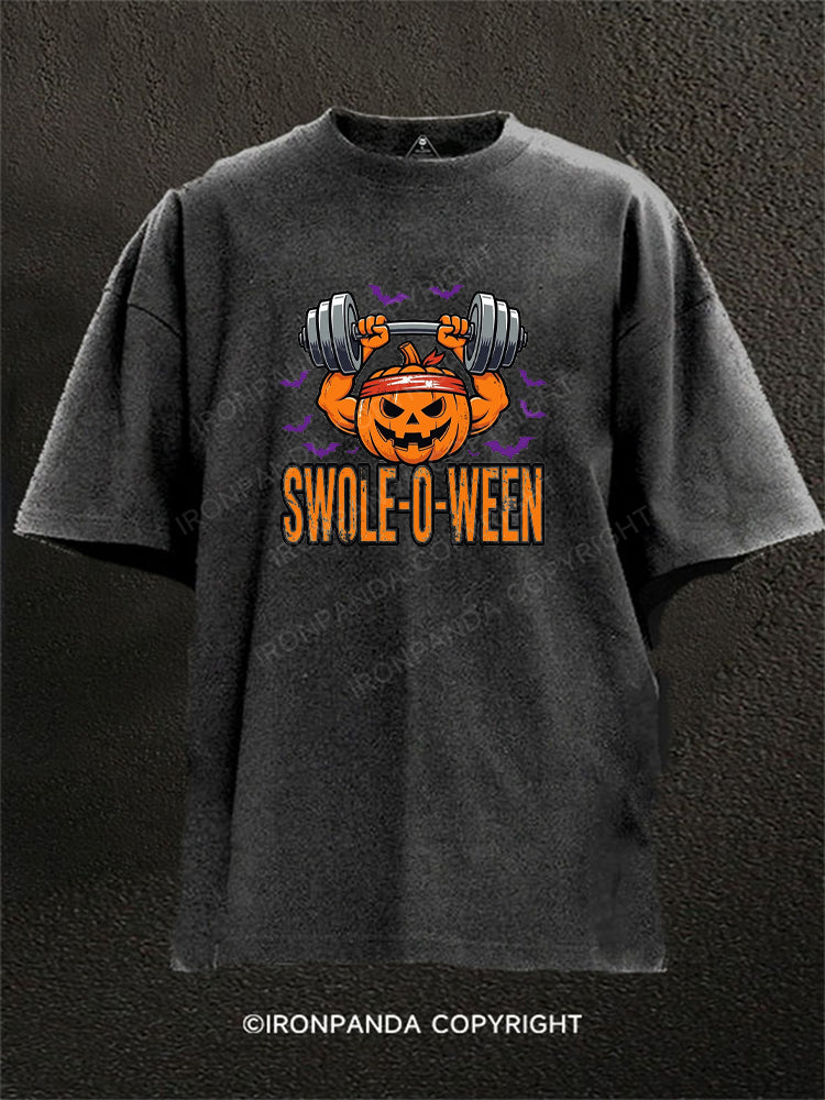 Swole-O-Ween Washed Gym Shirt