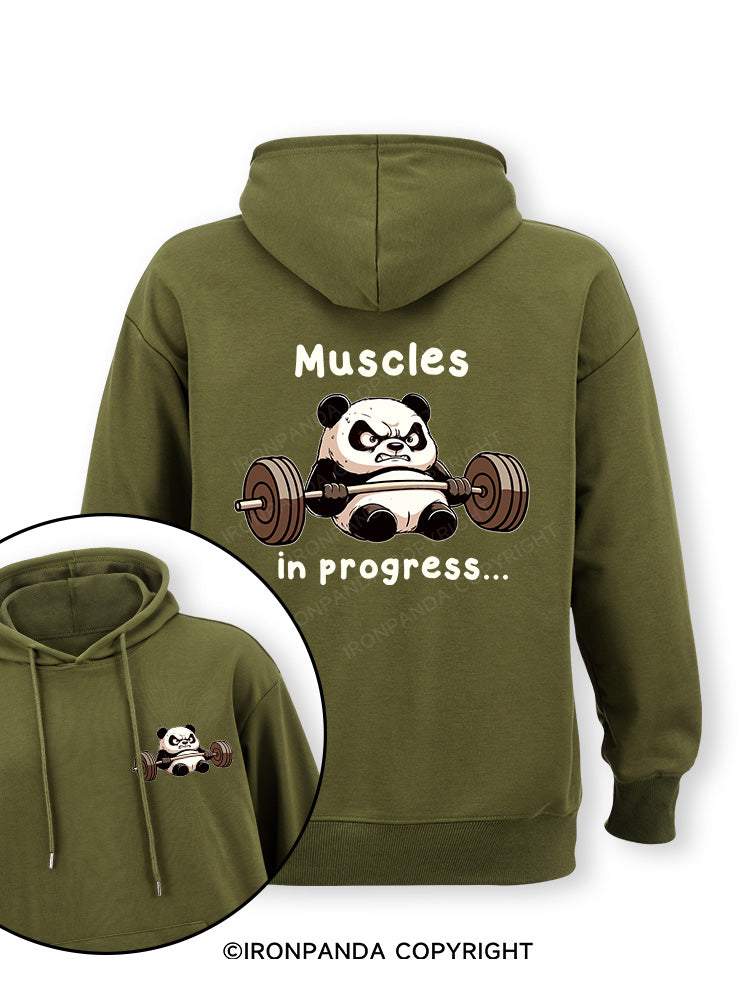 muscles in progress Double-Sided Printed Classic Gym Hoodie
