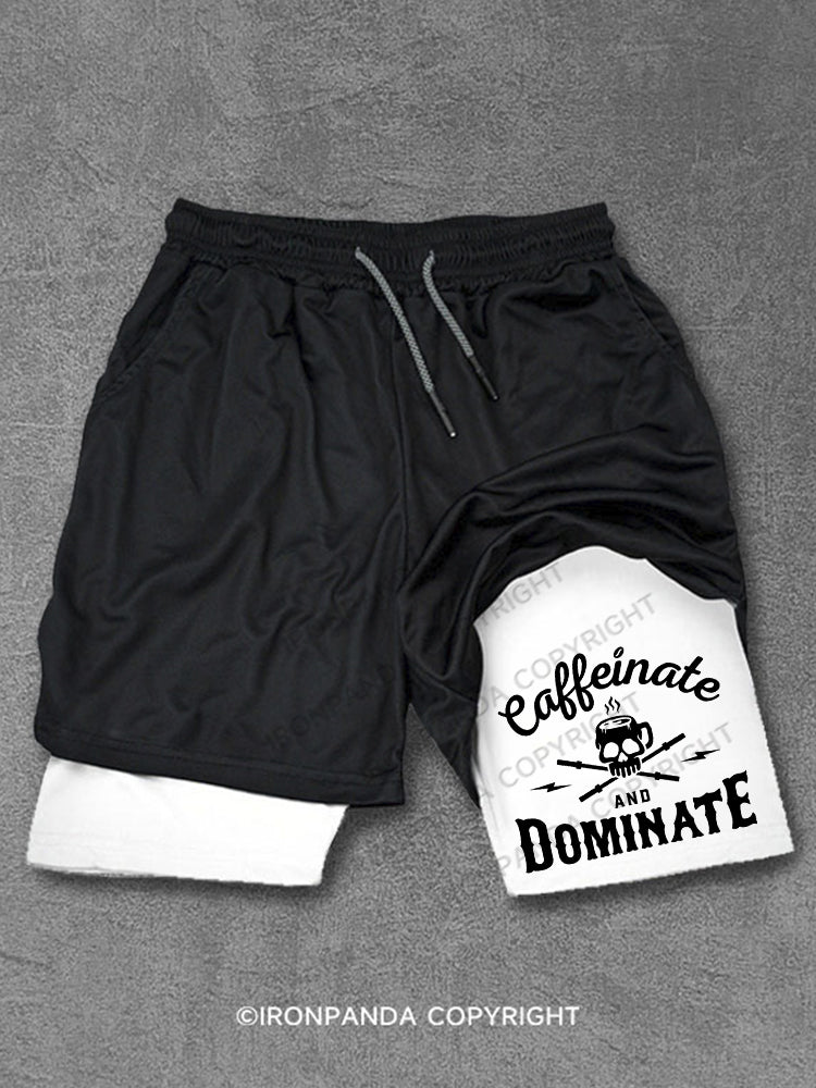 Caffeinate And Dominate Performance Training Shorts