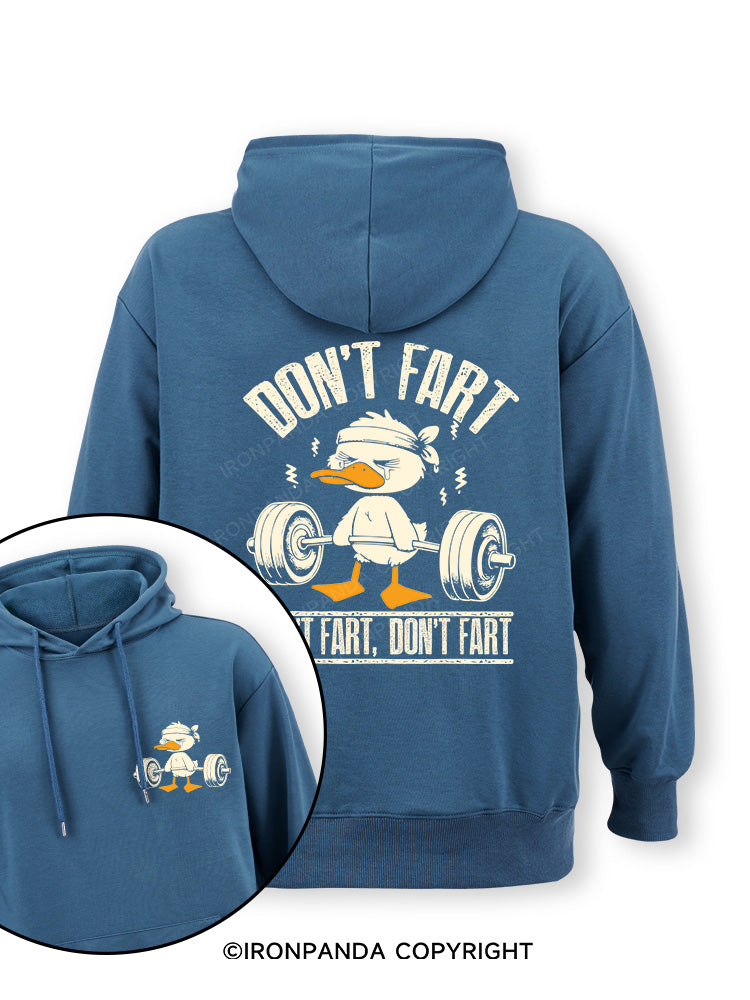 Don't Fart Duck Double-Sided Printed Classic Gym Hoodie