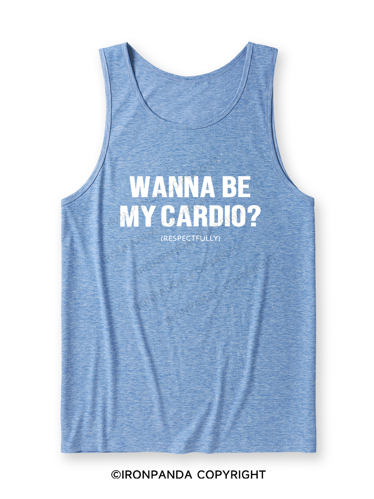 Wanna Be My Cardio Ultra Soft Heather Tank