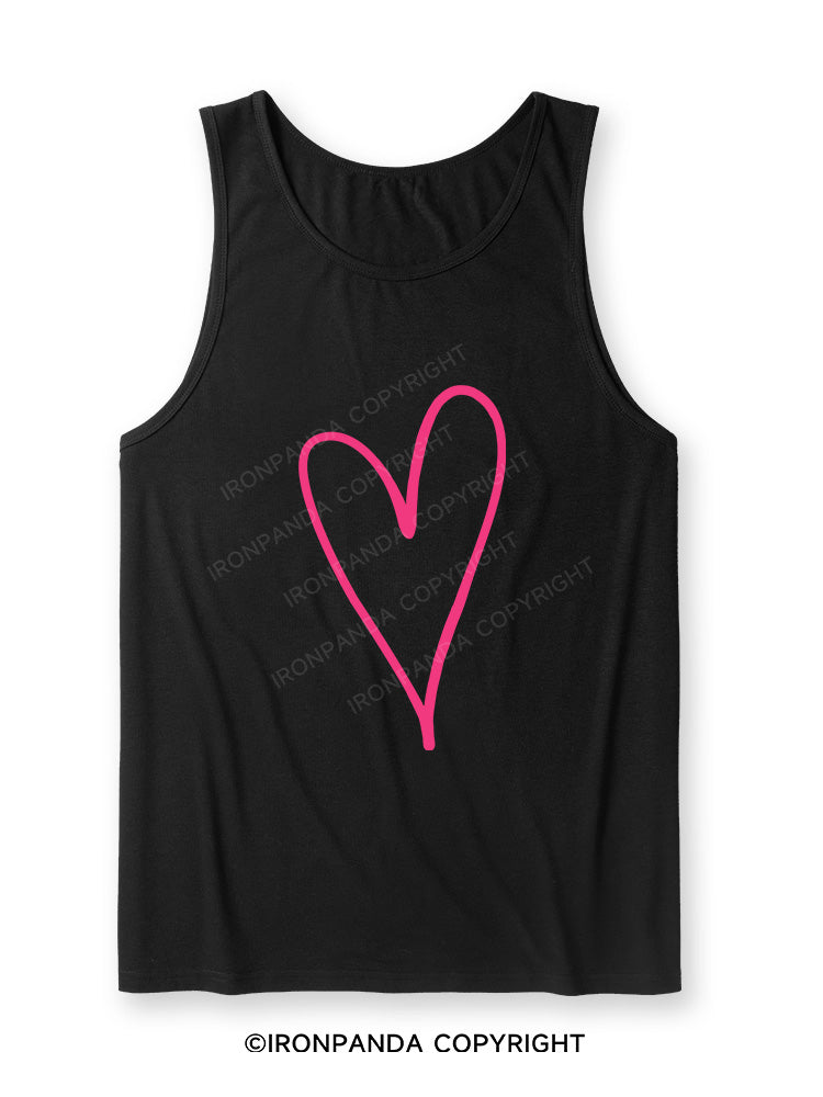 Heart Muscle Ultra Soft Heather Tank