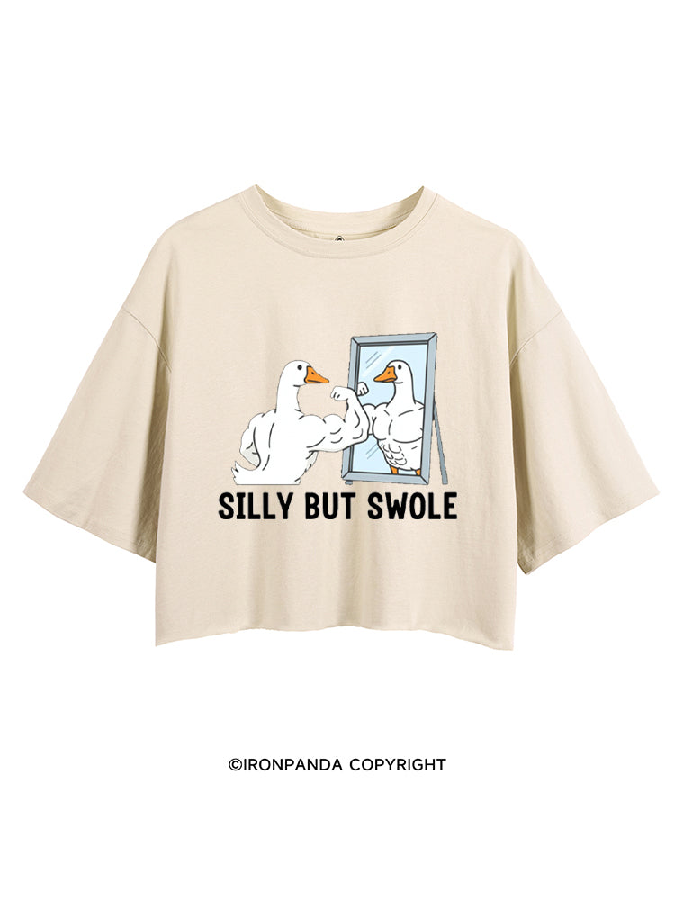 Silly But Swole Muscular Duck CROP TOPS