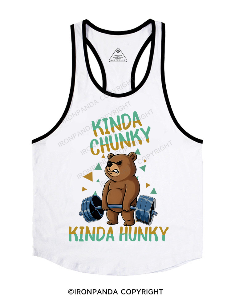 Kinda Chunky Kinda Hunky Stringer Gym Vest
