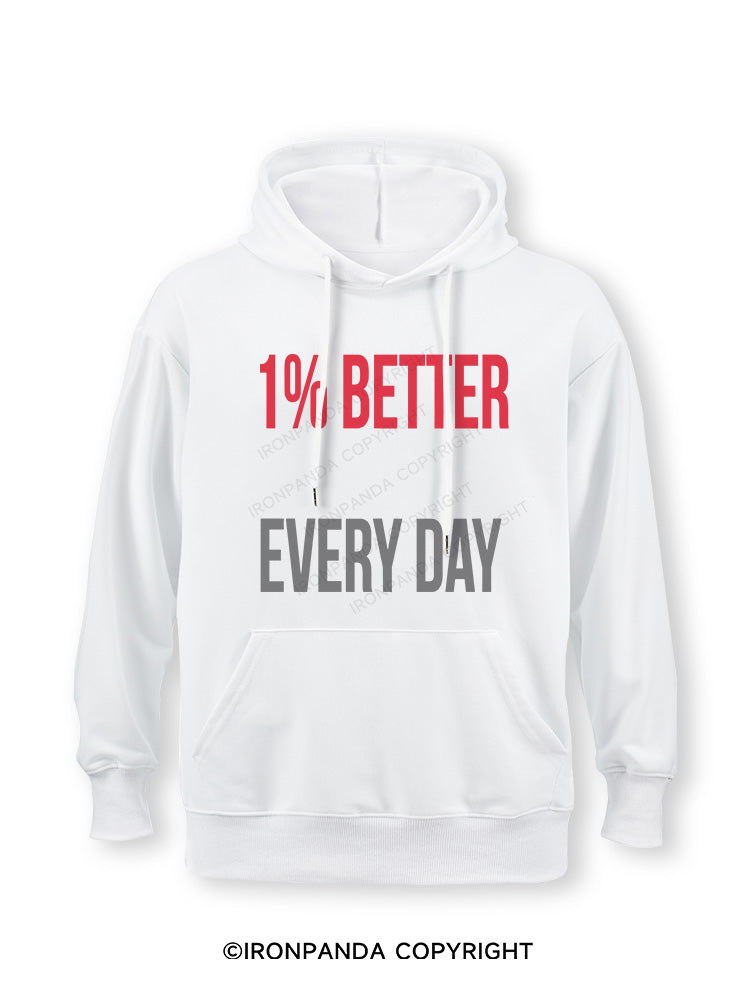 1% Better Every Day Classic Gym Hoodie
