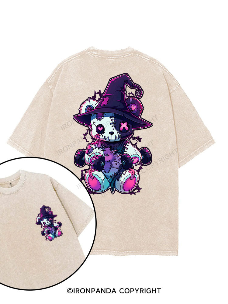 Magic Dumbbell Bear printed Gym Shirt