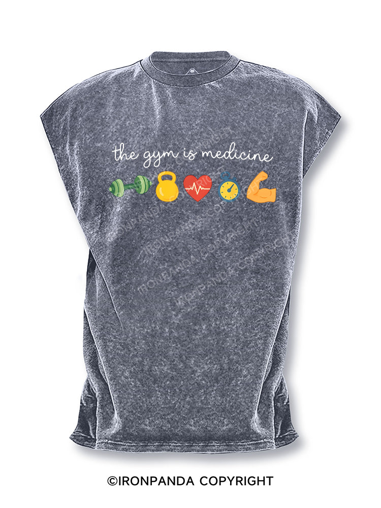 The Gym Is Medicine Cut Off Tank