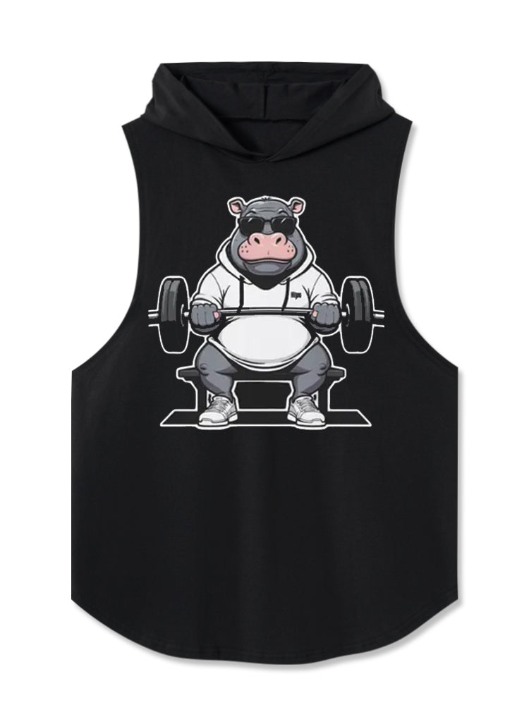 Hippo Workout Hooded Tank