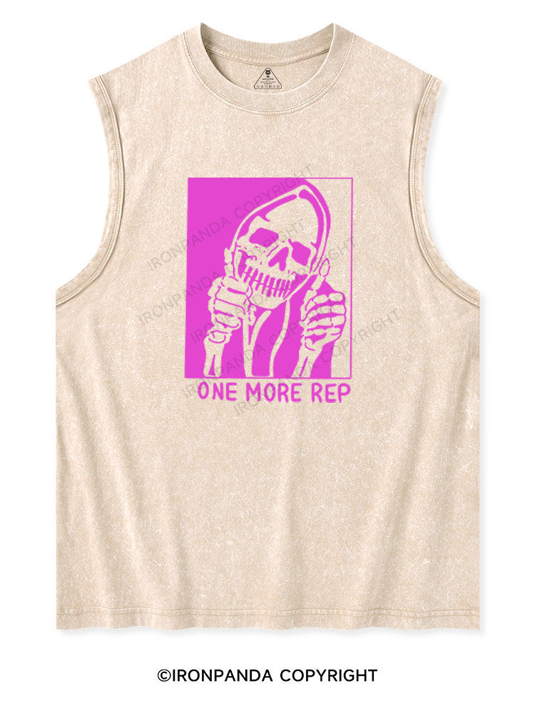 ONE MORE REP Washed Tank