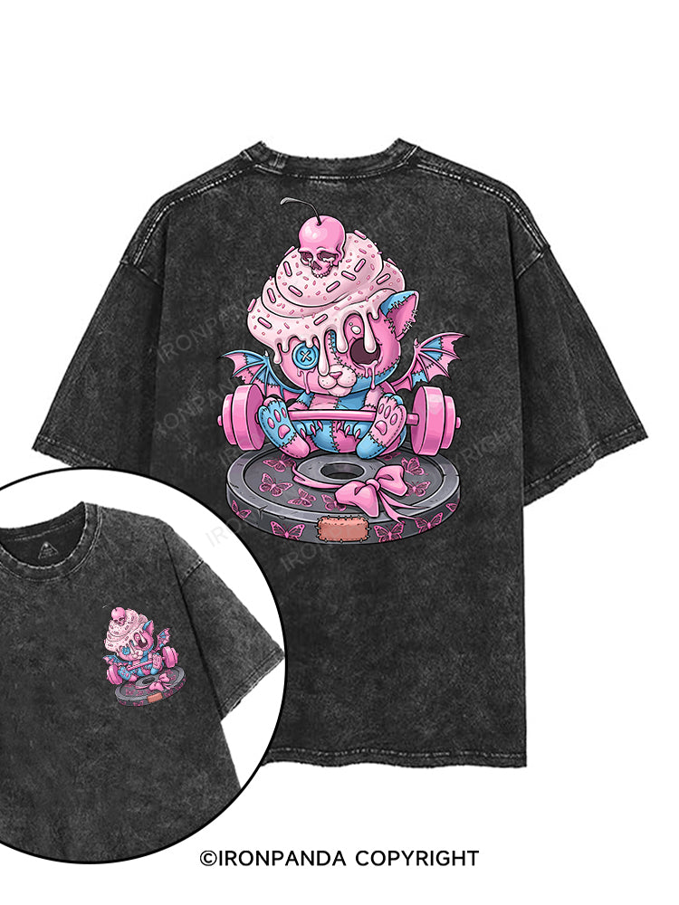 Teddy Deadlift printed Gym Shirt
