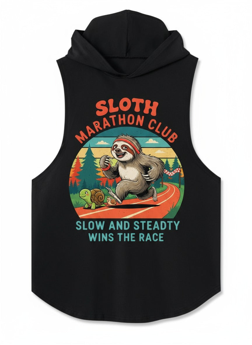 Slow and Steady Wins the Race Hooded Tank