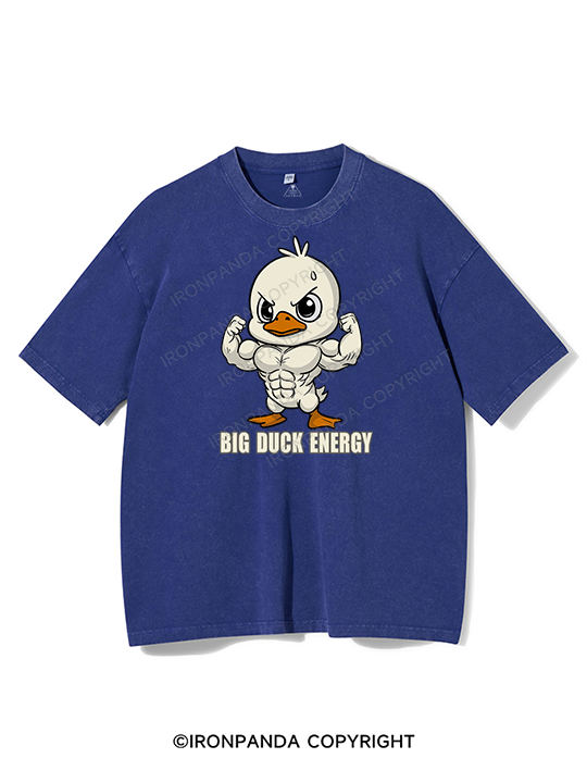 big duck energy Washed Gym Shirt