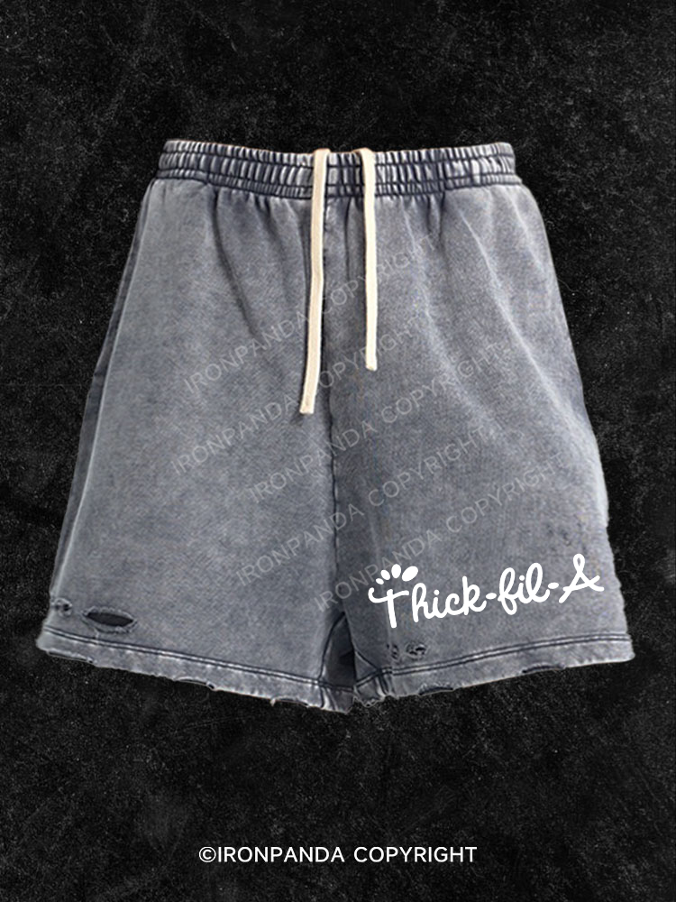 thick-fil-a Washed Gym Shorts
