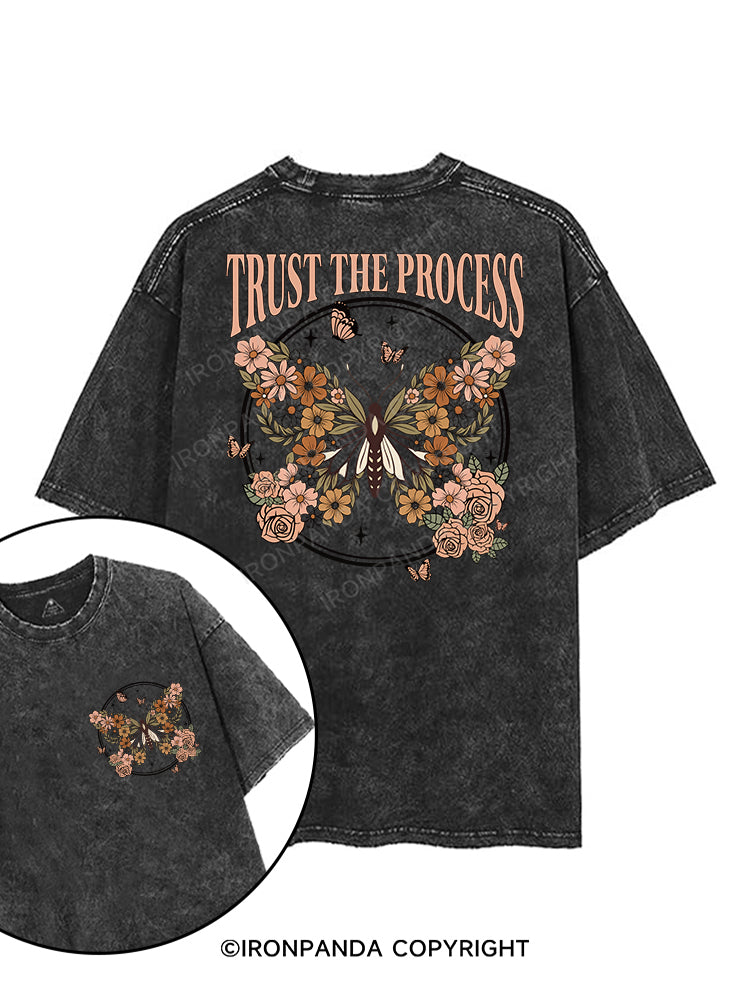 TRUST THE PROCESS printed Gym Shirt