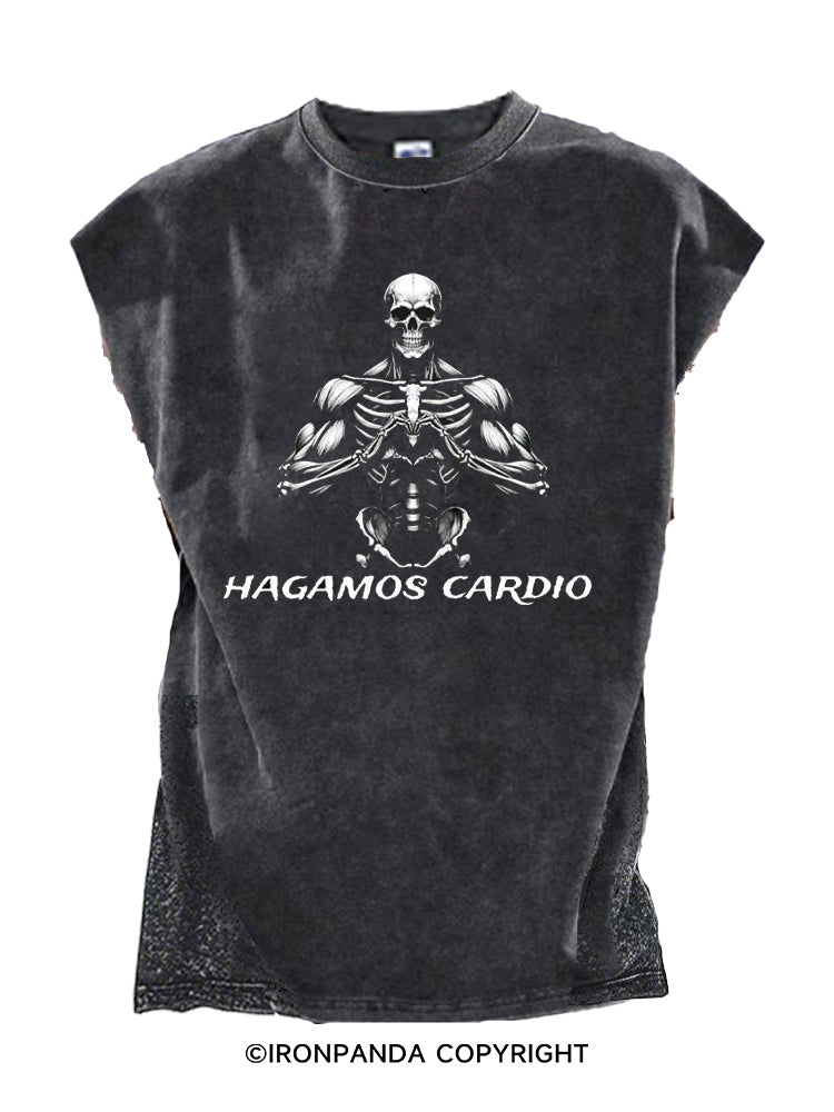 Funky Skull Cut Off Tank