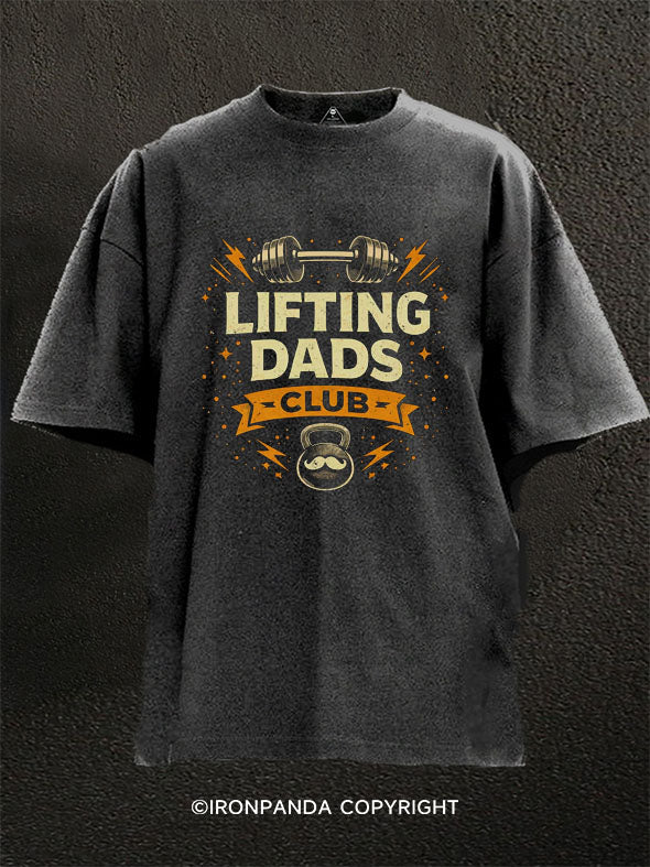 Lifting Dads Club Washed Gym Shirt