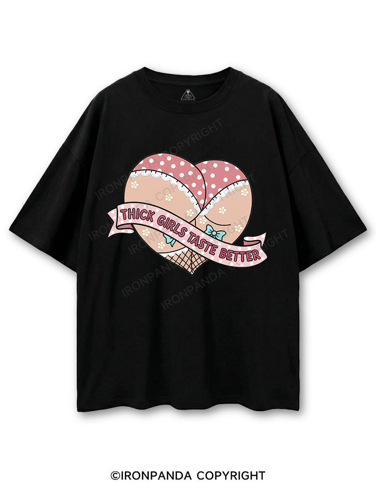 THICK GIRLS TASTE BETTER COTTON PUMP COVER
