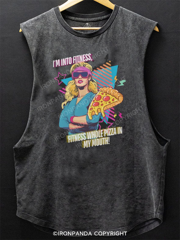 Fitness Pizza SCOOP BOTTOM COTTON TANK