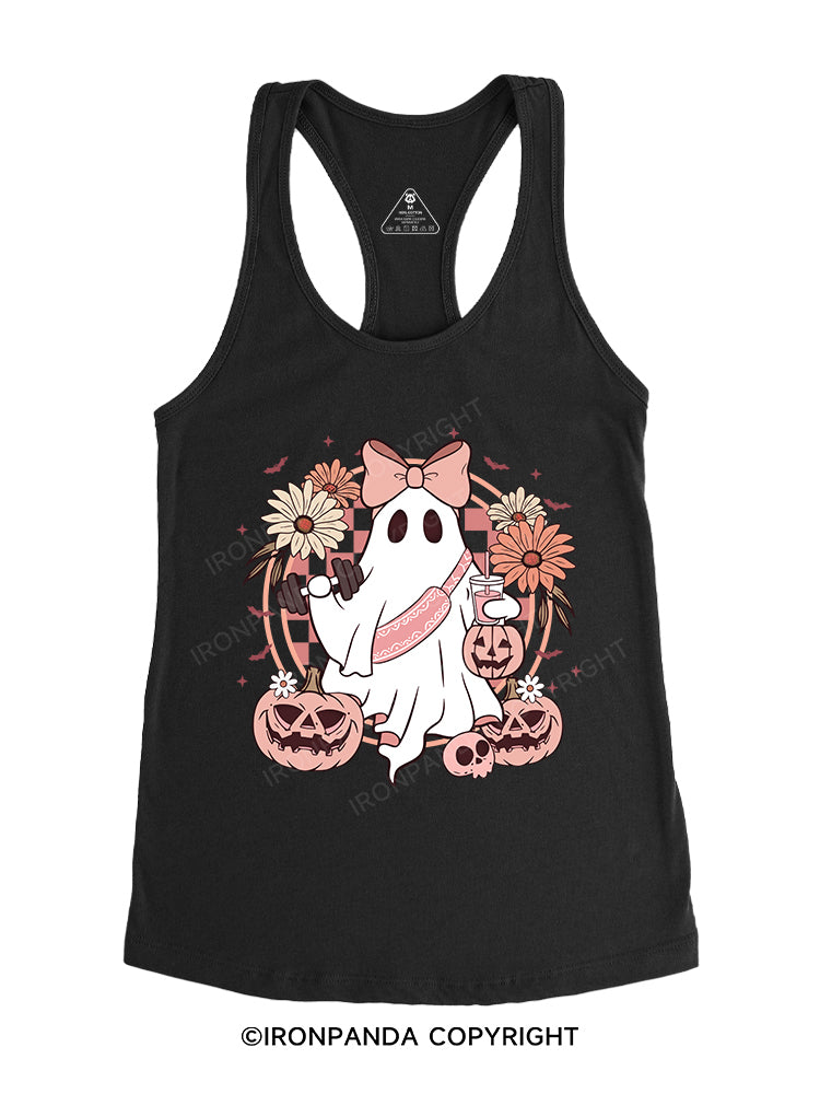 Pumpkin Lifter Gym Racerback Tank