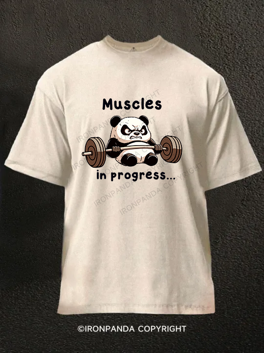 muscles in progress Washed Gym Shirt