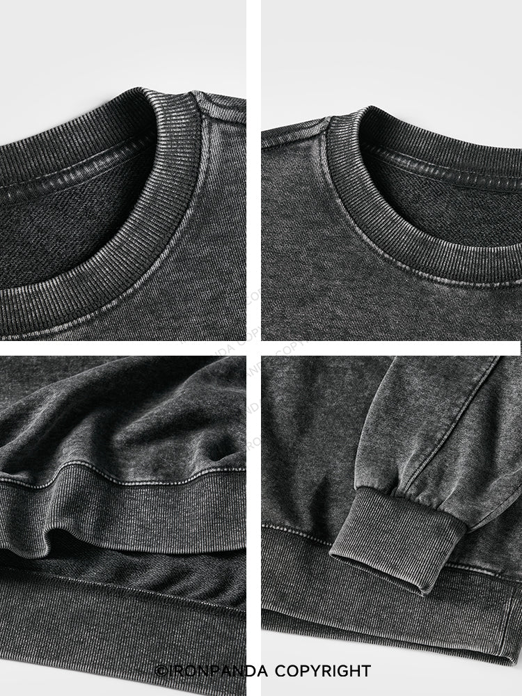 I PULL UP NOT OUT Washed Sweatshirt