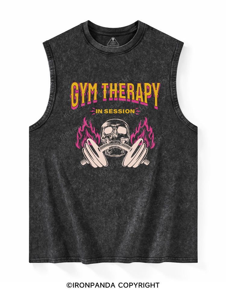 GYM THERAPY IN SESSION Washed Tank