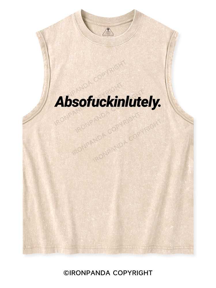 ABSOFUCKINLUTELY Washed Tank