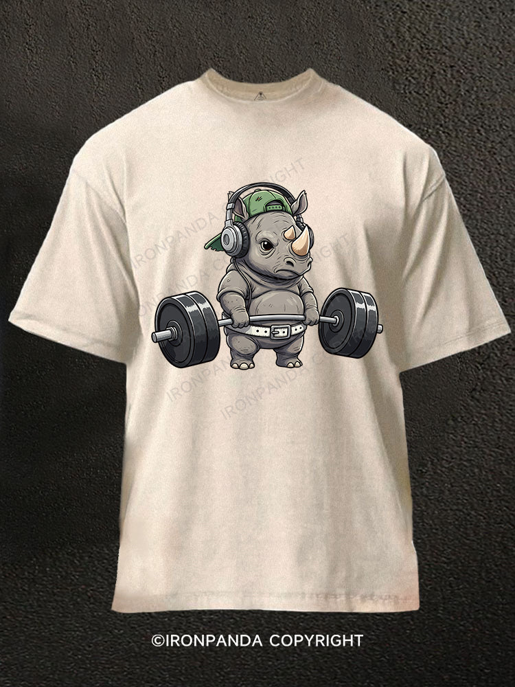IronRhino Washed Gym Shirt