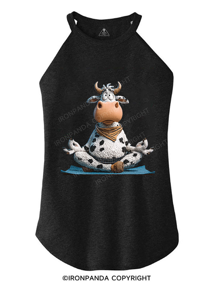 Yoga Cow TRI ROCKER COTTON TANK