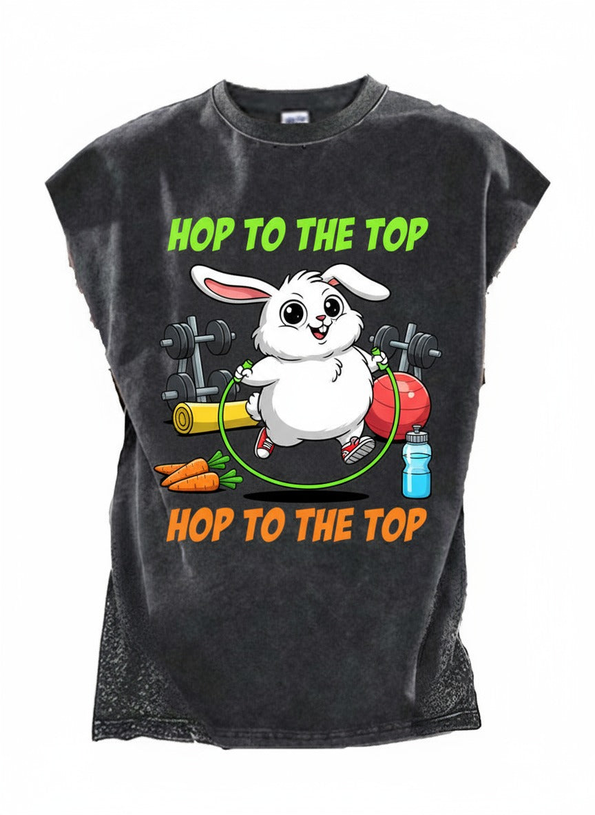 HOP TO THE TOP Cut Off Tank