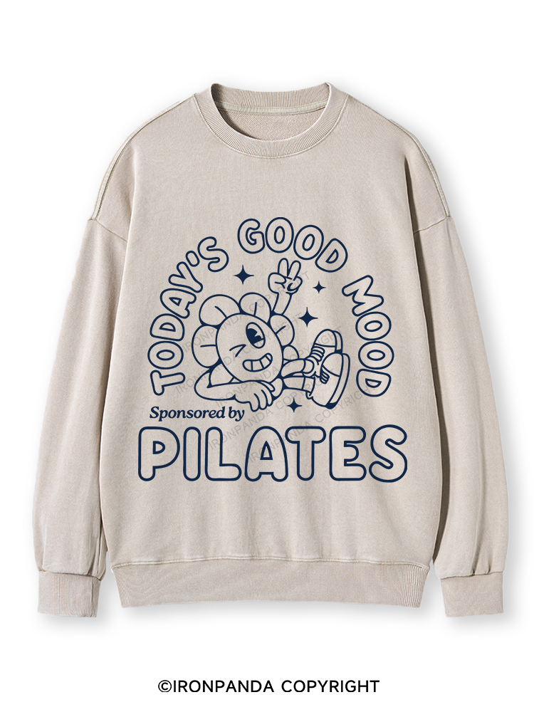today's good mood sponsored by pilates Washed Sweatshirt